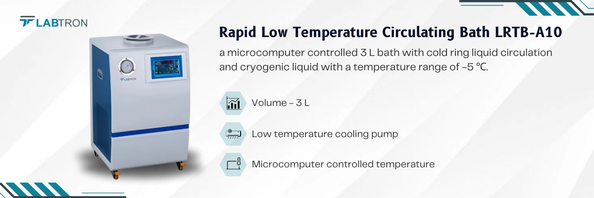 Rapid Low Temperature Circulating Bath LRTB-A10 Banner