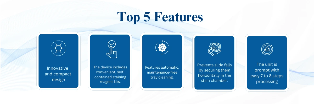 Single Automated Stainer-Hematology LSAS-A10H Innovative  and compact  design
