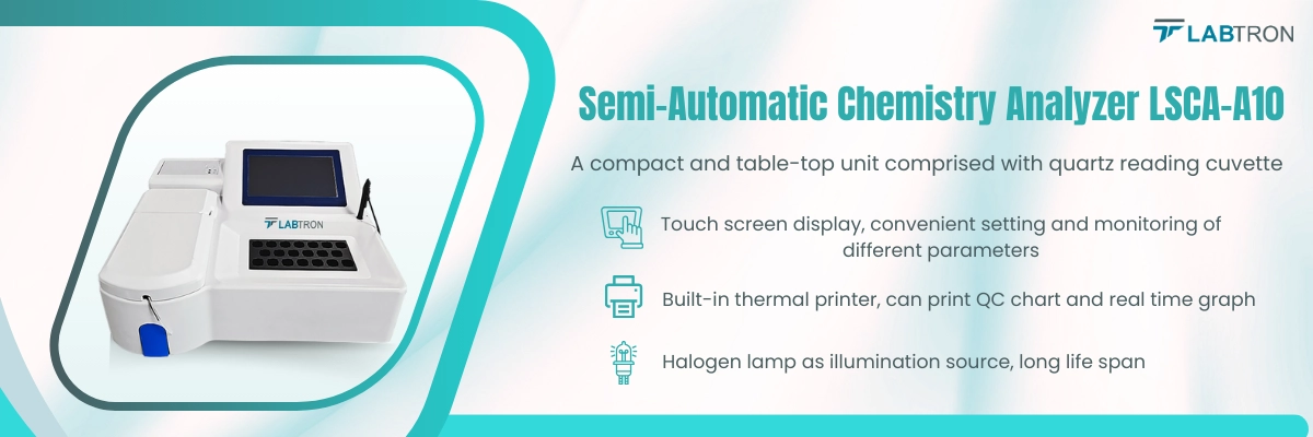 Semi-Automatic Chemistry Analyzer LSCA-A10 Banner
