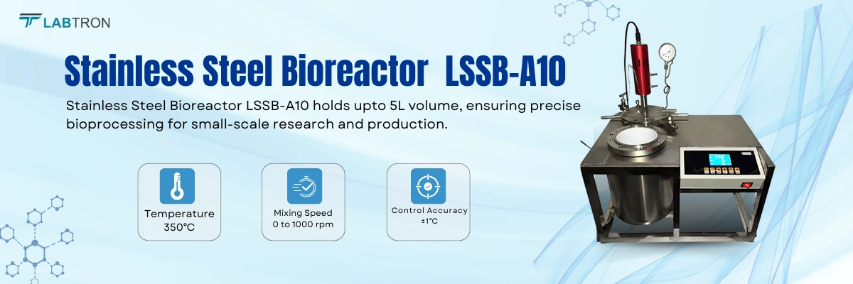 Stainless Steel Bioreactor LSSB-A10 Body And Lid Material	316L Stainless Steel  Temperature	350℃