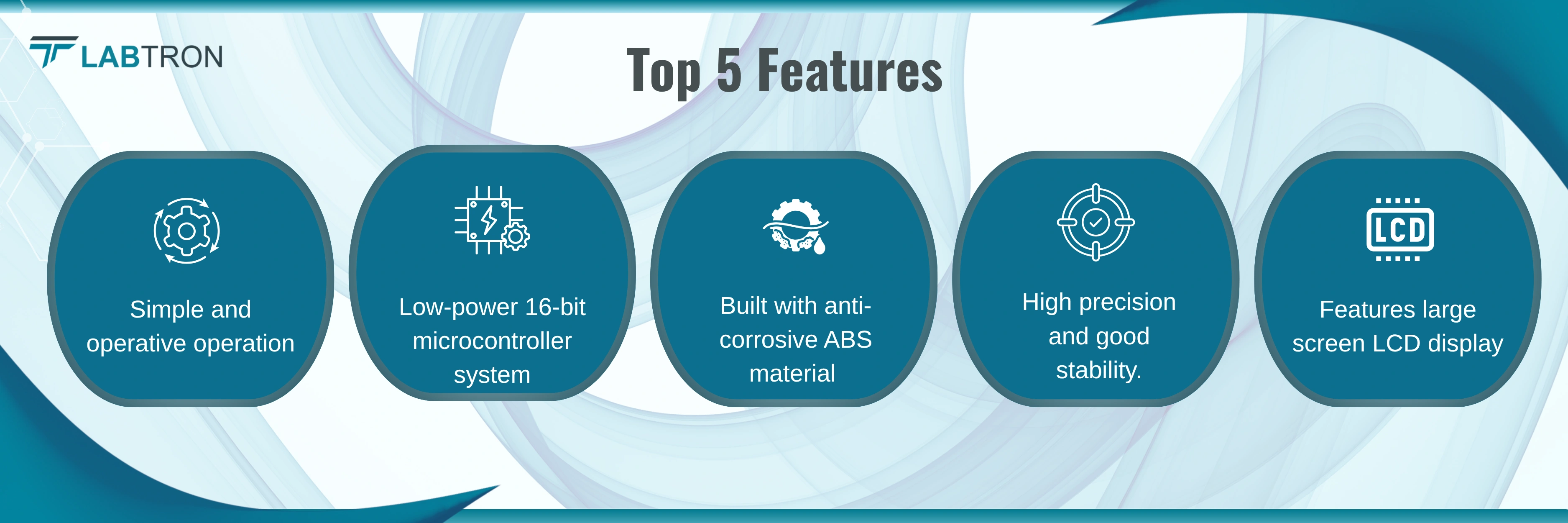 Benchtop Turbidity Analyzer LTA-A13 | Low power 16-bit microcontroller system | Built with anticorrosive ABS material