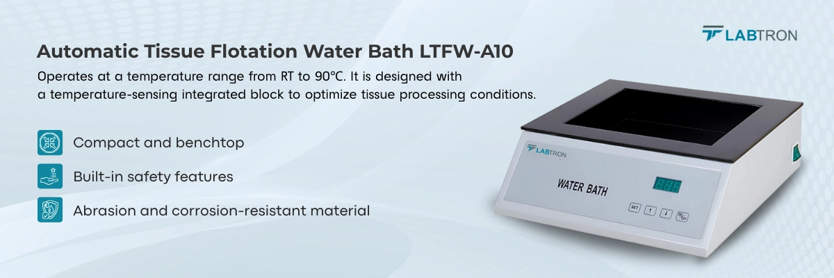 Automatic Tissue Flotation Water Bath LTFW-A10 Banner
