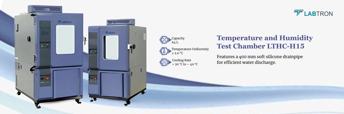 Temperature And Humidity Test Chamber LTHC-H15 | Capacity: 64 L | Temperature Uniformity: ± 2.0 °C