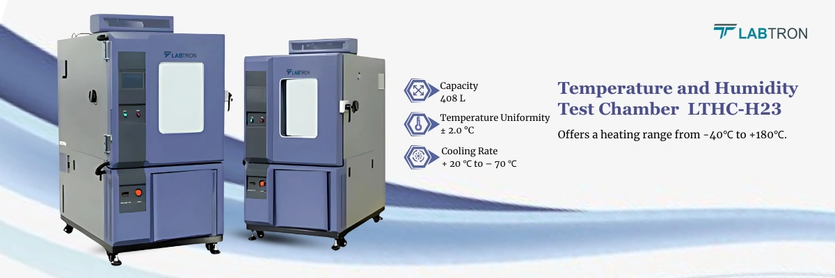 Temperature And Humidity Test Chamber LTHC-H23 | Capacity: 408 L | Temperature Uniformity: ± 2.0 °C 