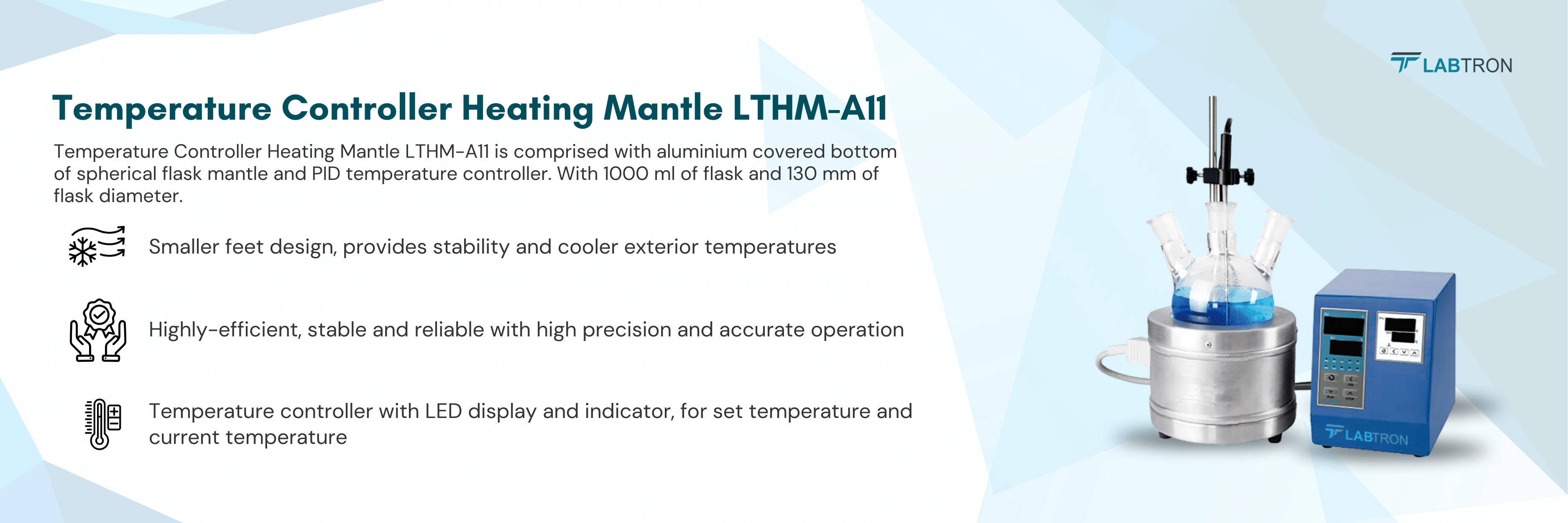 Temperature Controller Heating Mantle LTHM-A11 Banner