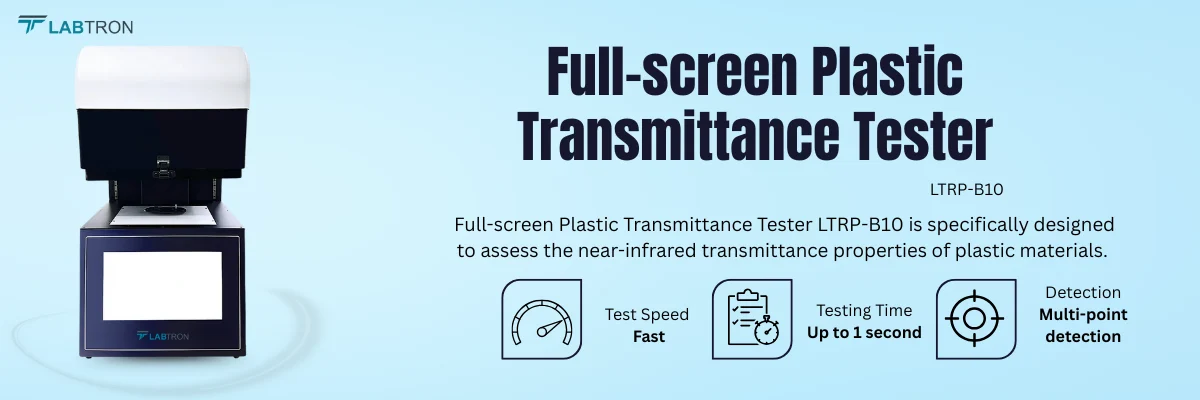 Full-screen Plastic Transmittance Tester LTRP-B10 | Test Speed  Fast Testing Time Up to 1 second Detection | Multi-point detection