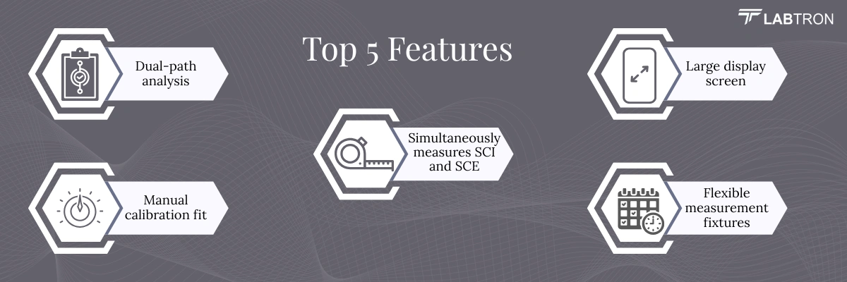 Table top spectrophotometer LTS-A12 | Dual light path spectral analysis | Flexible measurement fixtures