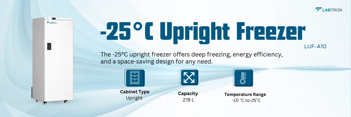 -25°C Upright Freezer LUF-A10 Banner