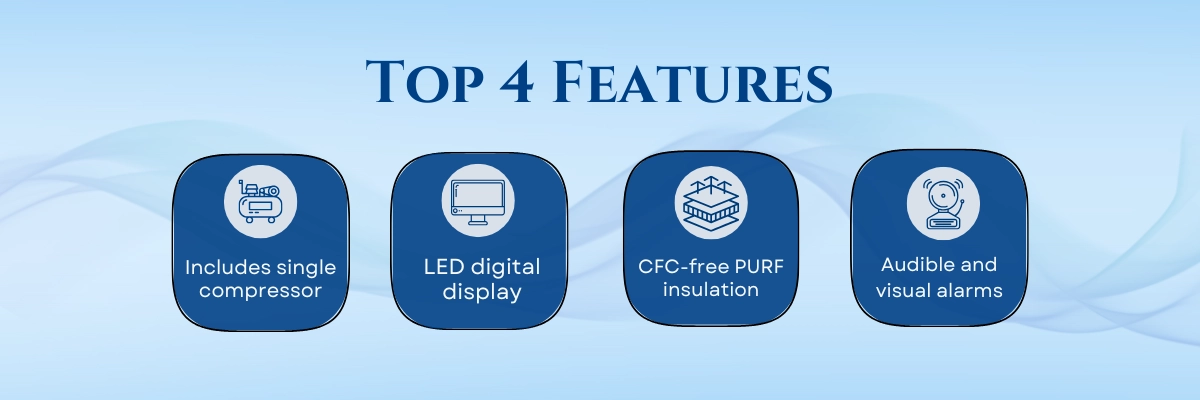 -40°C Upright Freezer LUF-B10 Banner