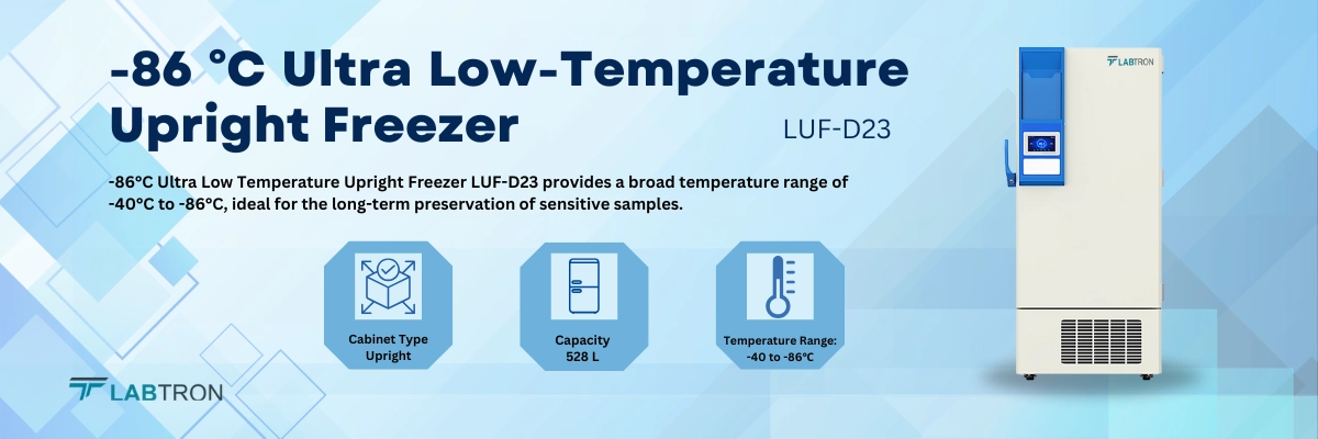 -86°C Ultra Low Temperature Upright Freezer LUF-D23 - banner
