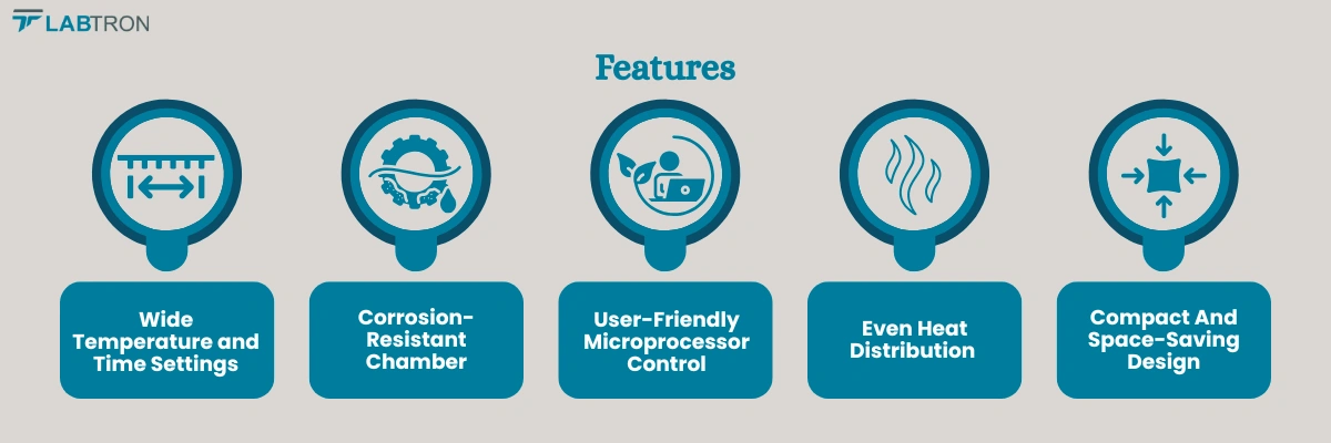 Vertical Autoclave LVA-A15 | Wide Temperature and Time Settings | Corrosion-Resistant Chamber