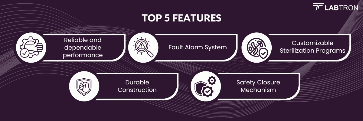 Vertical Autoclave LVA-E15 | Reliable Dependable performance | Fault Alarm System  Vertical Autoclave LVA-E15 | Reliable Dependable performance | Fault Alarm System