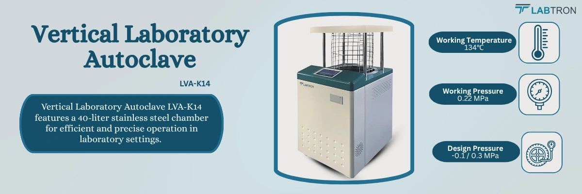 Vertical Laboratory Autoclave LVA-K14 | Working Temperature: 134℃ | Working Pressure: 0.22 MPa Vertical Laboratory Autoclave LVA-K14 | Working Temperature: 134℃ | Working Pressure: 0.22 MPa