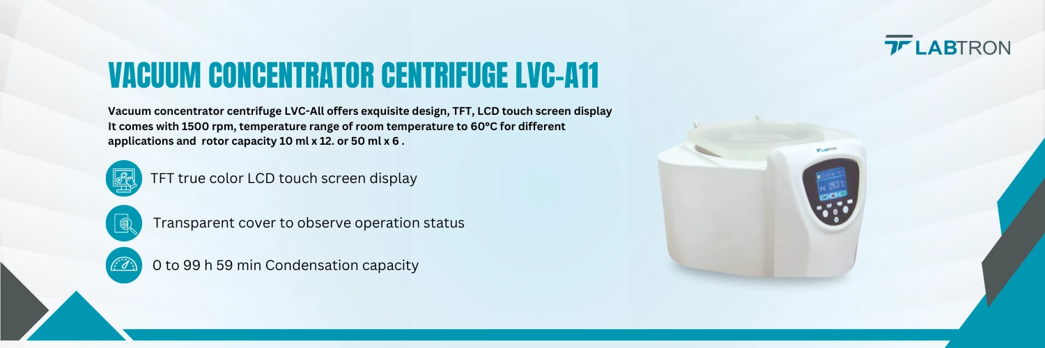 Vacuum Concentrator Centrifuge LVC-A11 Banner