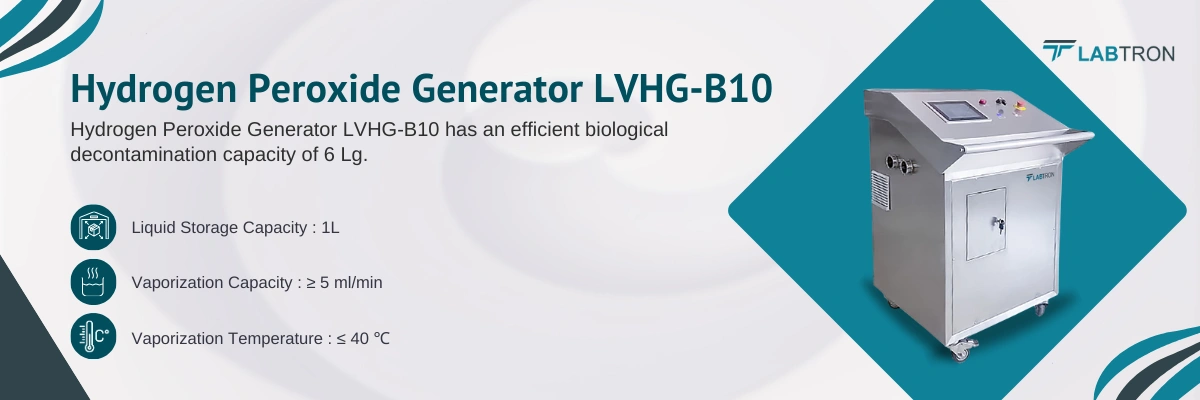 Hydrogen Peroxide Generator LVHG-B10 | Liquid Storage Capacity : 1L | Vaporization Capacity : ≥ 5 ml/min