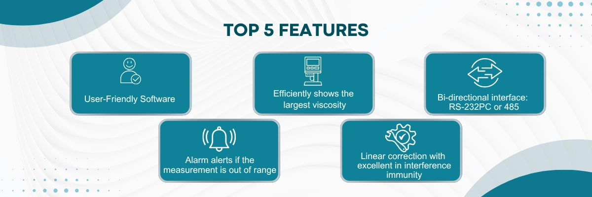Rotational Viscometer LVM-A10 |User-Friendly Software | Efficiently shows the largest viscosity
