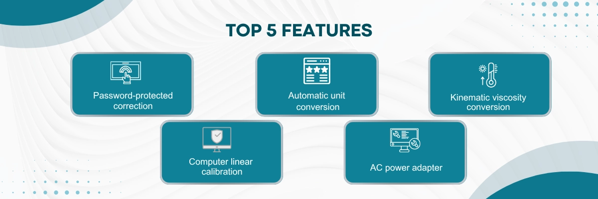 Rotational Viscometer LVM-A32 | Password-protected correction | Automatic unit conversion