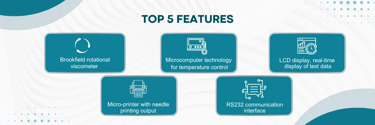 Rotational Viscometer LVM-D30 | Brookfield rotational viscometer | Microcomputer technology for temperature control