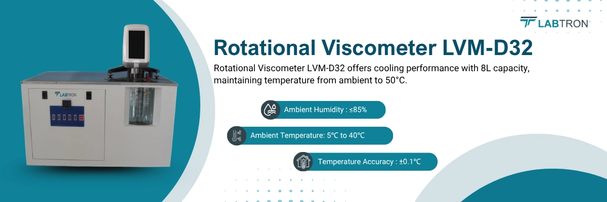 Rotational Viscometer LVM-D32 | Ambient Humidity : ≤85% | Ambient Temperature: 5℃ to 40℃