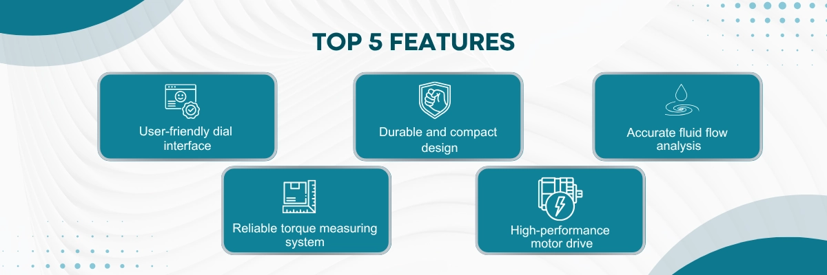 Rotational Viscometer LVM-E10 | User-friendly dial interface | Durable and compact design