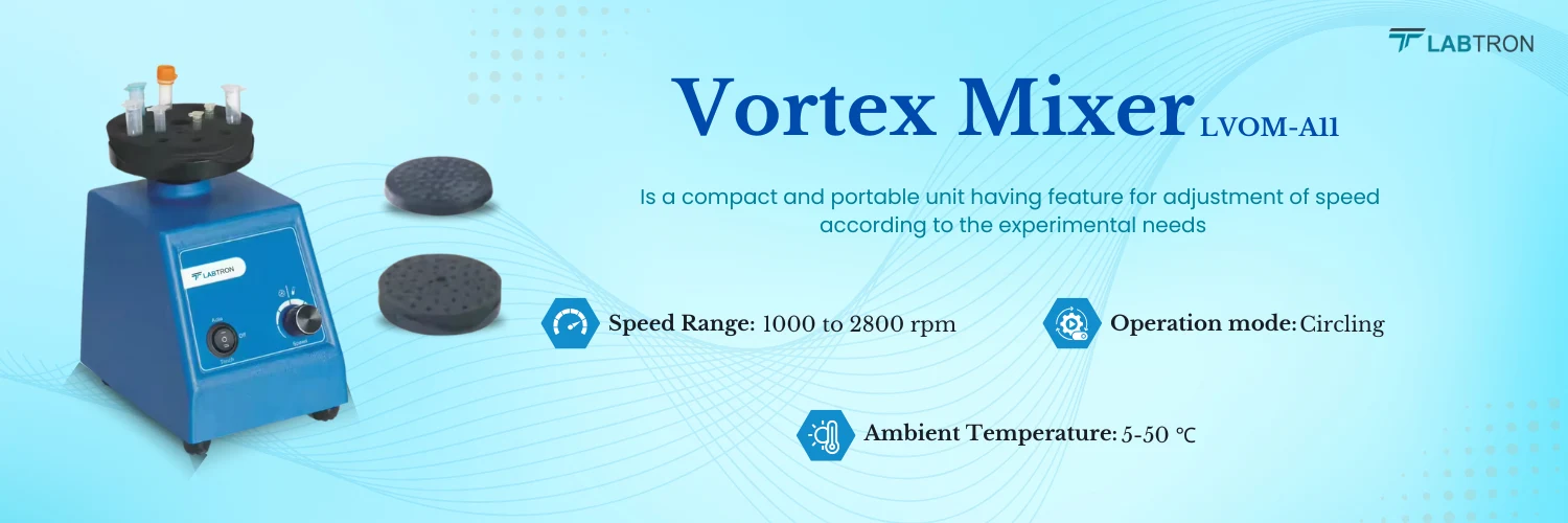 Vortex Mixer LVOM-A11|Speed  Adjustable|Speed Range	1000 to 2800 rpm