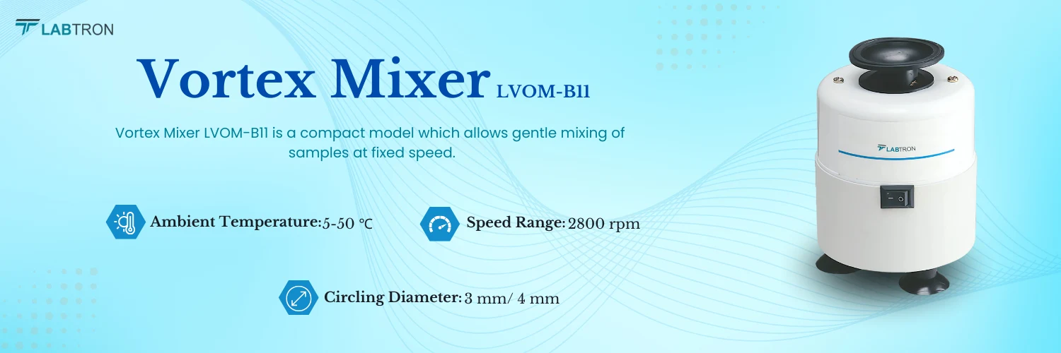 Vortex Mixer LVOM-B11|Speed  Fixed| Speed Range	2800 rpm