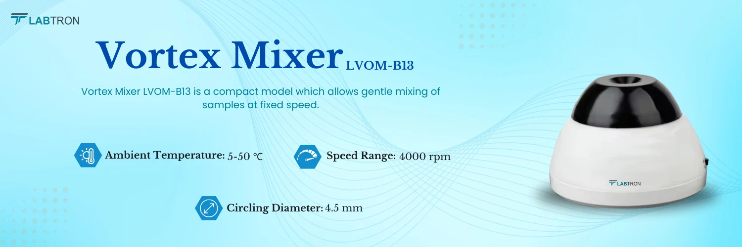 Vortex Mixer LVOM-B13|Speed  Fixed| Speed Range	4000 rpm
