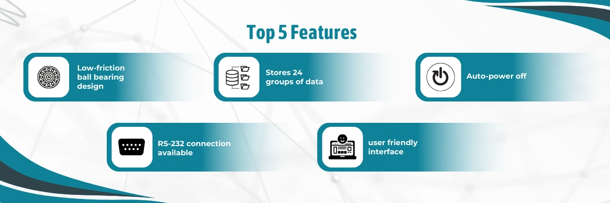 Wind Meter (Anemometer) LWND-A11 | Low-friction ball bearing design | Stores 24 groups of data