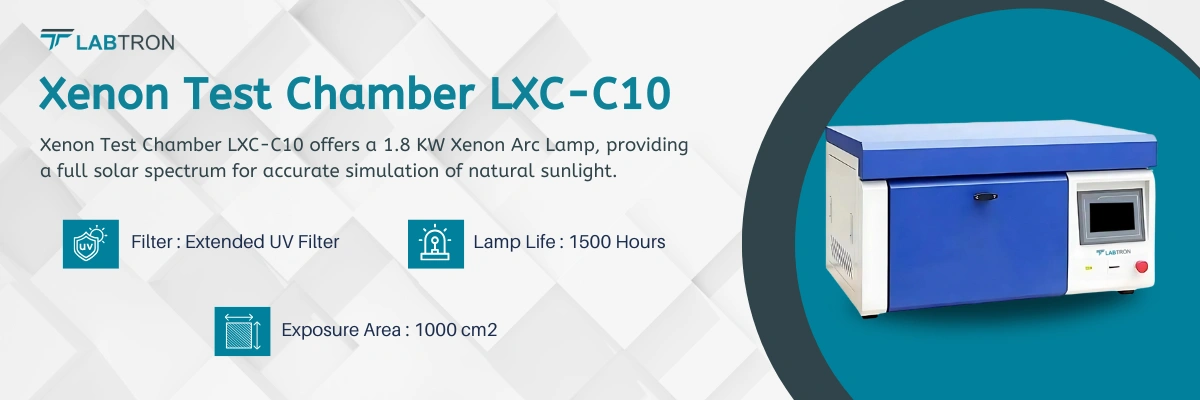 Xenon Test Chamber LXC-C10 | Filter: Extended UV Filter | Expose Area: 1000 cm2 